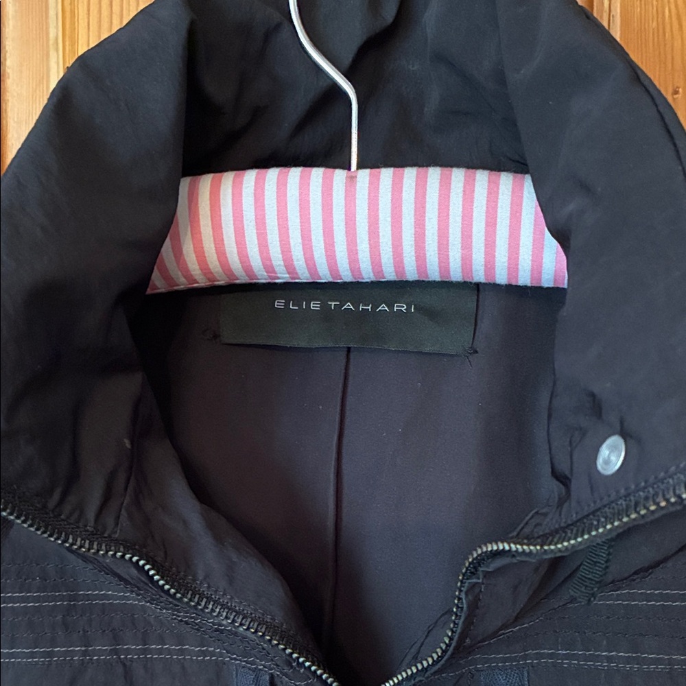 Elie Tahari Rain & Trench Coat
